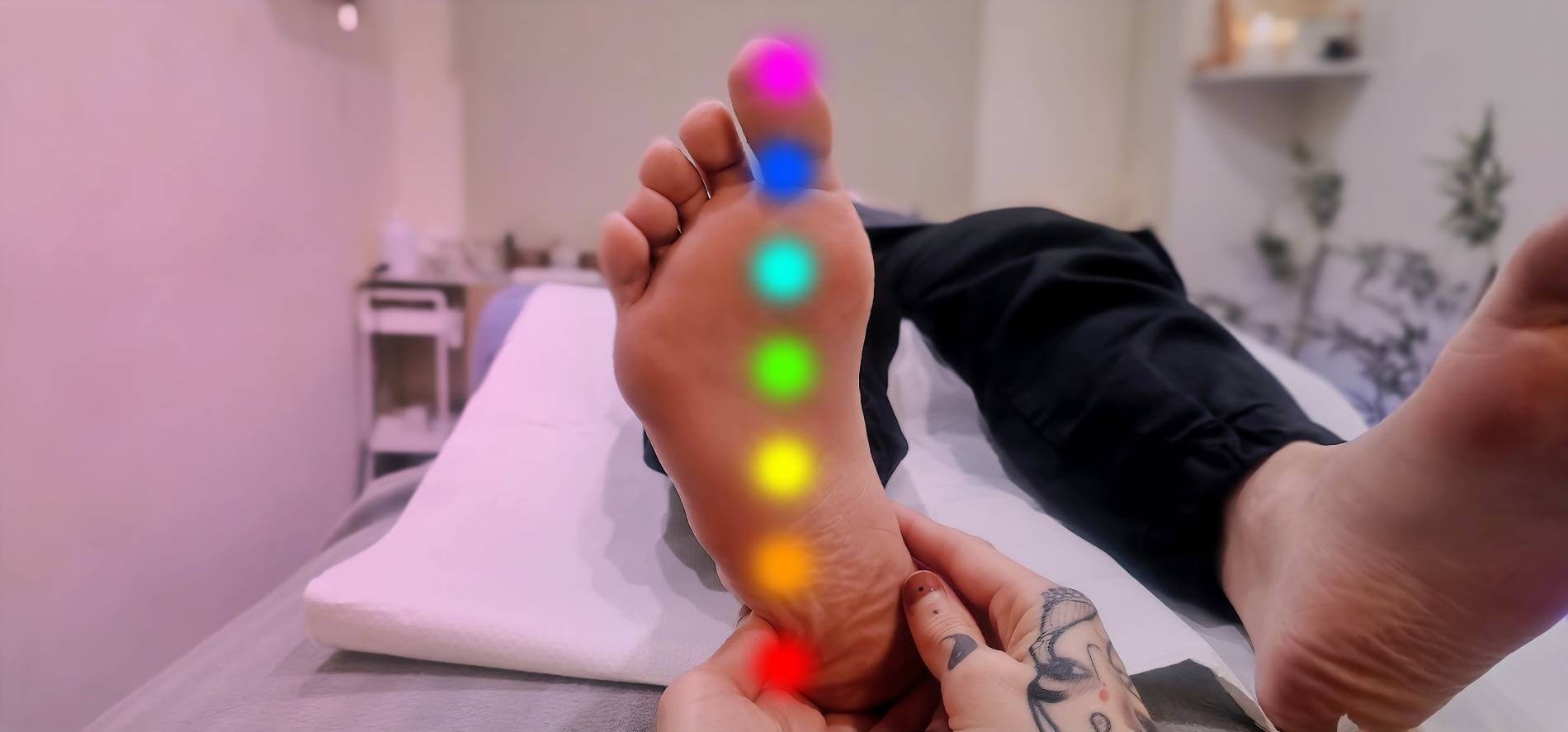 Reflexología de Chakras